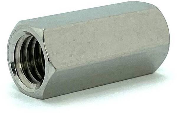S50020CO 1/2-20 STAINLESS STEEL COUPLING NUT