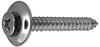 #8 X 1-1/4 Phillips Oval Head Countersunk Washer Finishing Screw Chrome