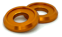 D188G #10 ANODIZED ALUMINUM BEAUTY WASHER GOLD