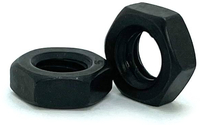 M10-1.50 BLACK ICE HEX JAM NUT A2 STAINLESS