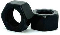 S25020B 1/4-20 BLACK ICE FINISHED HEX NUT 18-8 STAINLESS