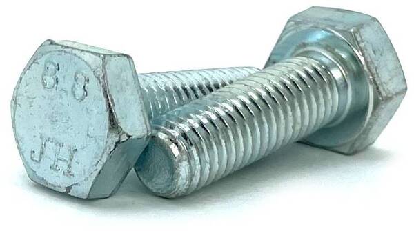 93353088 M5-0.80 X 30MM 8AF DIN HEX HEAD CAP SCREW 8.8 ZINC