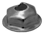 AV02557 10-24 WASHER LOCK NUT 3/8 O.D. 1/2 HEX