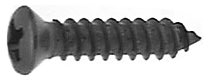 AV10164 #8 X 3/4 Phillips Oval Head Trim Screws Undersize Head Black Oxide