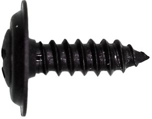 AV11787 #8 X 5/8 Phillips Oval Head Countersunk Washer Finishing Screw Black Phosphate