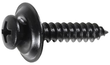 AV11792 #10 X 1 Phillips Oval Head Countersunk Washer Finishing Screw Black Phosphate