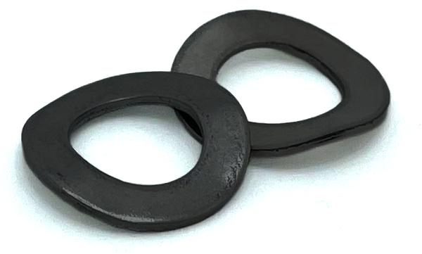 A2137M6B M6 BLACK ICE WAVE SPRING LOCK WASHER A2 STAINLESS