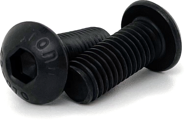 A273801035B M10-1.50 X 35MM BLACK ICE BUTTON HEAD SOCKET CAP SCREW A2 STAINLESS