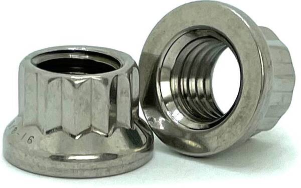 ARP44014S 7/16-14 ARP 12-POINT NUT STAINLESS
