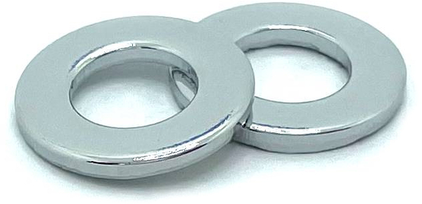 CH125M3 M3 CHROME FLAT WASHER