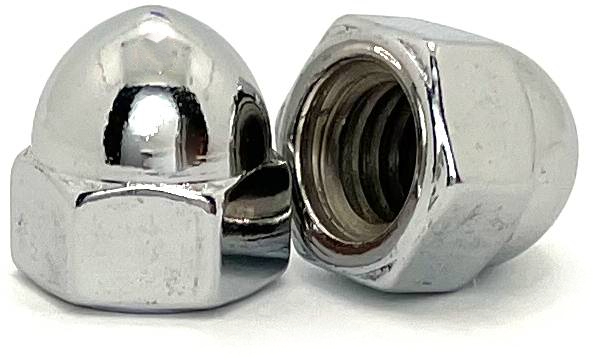 CH1587M10 M10-1.50 CHROME ACORN NUTS