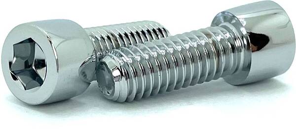 CH250C400S 1/4-20 X 4 CHROME SOCKET HEAD CAP SCREW POLISHED HEAD