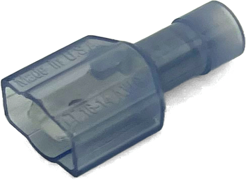 EL1019N 16-14 GA NYLON FULLY INSULATED MALE QUICK-CONNECT TERMINALS .250 TAB BLUE
