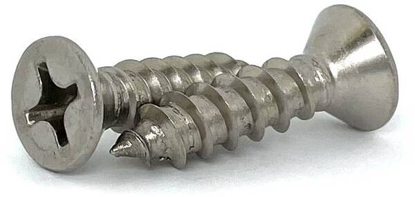 S125125FT #8 X 1-1/4 STAINLESS STEEL FLAT HEAD PHILLIPS SELF-TAPPING SCREW