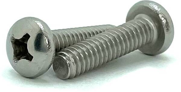 S188F125P 10-32 X 1-1/4 STAINLESS STEEL PAN HEAD PHILLIPS MACHINE SCREW