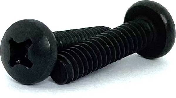 S0938078PB 6-32 X 7/8 BLACK ICE PAN HEAD PHILLIPS MACHINE SCREW 18-8 STAINLESS