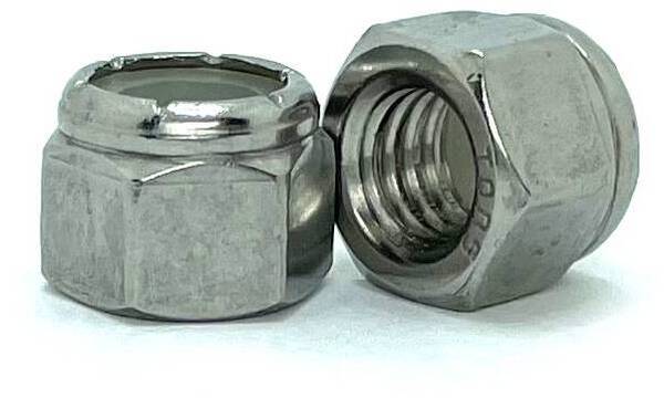 S062540NY 4-40 STAINLESS STEEL NYLON-INSERT NYLOC LOCK NUT