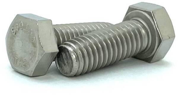 S250F250 1/4-28 X 2-1/2 STAINLESS STEEL HEX HEAD CAP SCREW