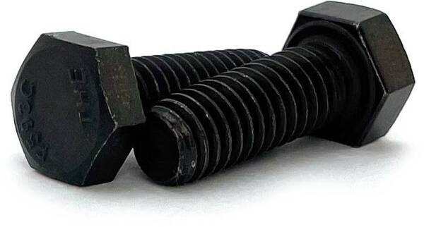 S380C225B 3/8-16 X 2-1/4 BLACK ICE HEX HEAD CAP SCREW 18-8 STAINLESS