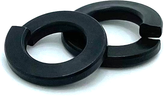 S500LWB 1/2 BLACK ICE SPLIT LOCK WASHER 18-8 STAINLESS