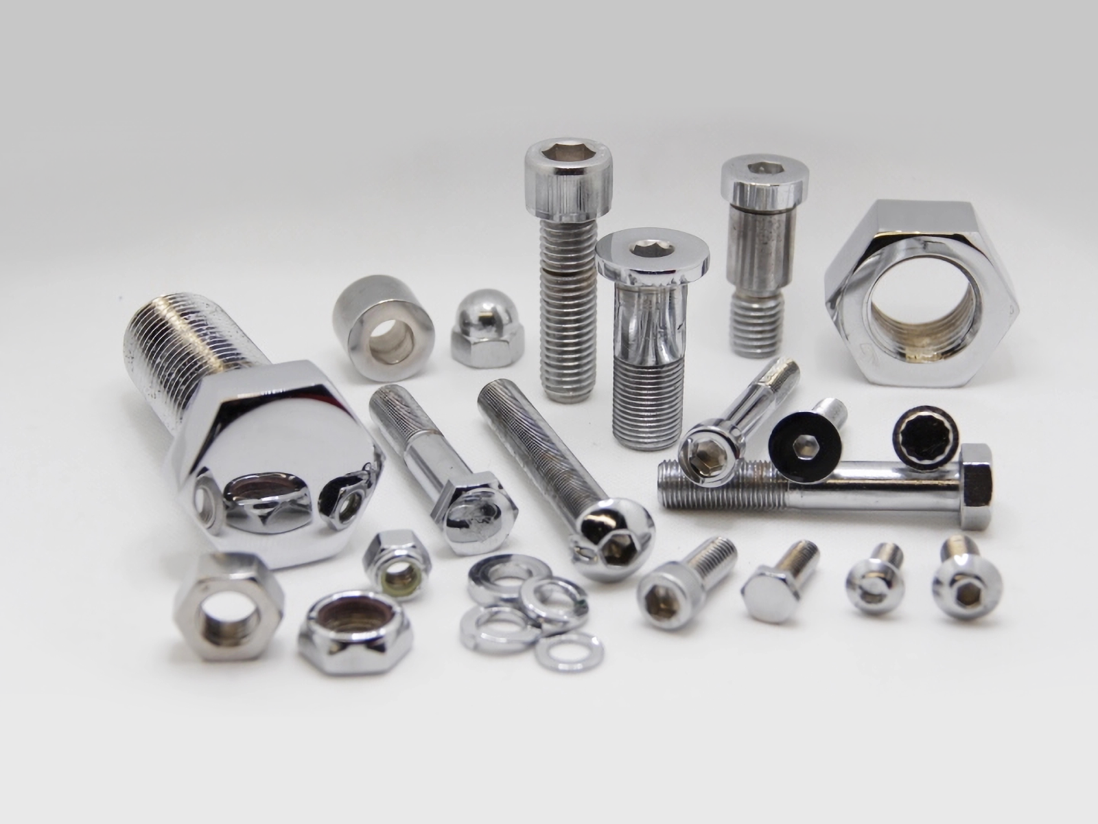 Chrome fasteners