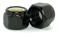 831024NYB 5/16-24 BLACK GOLD NYLON-INSERT LOCK NUT NYLOC GRADE 8