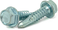 #6 X 1/2 HEX WASHER HEAD SELF-DRILLING SCREW ZINC