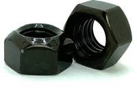 1/4-20 BLACK GOLD ALL METAL LOCK NUT GRADE C