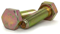 M10-1.50 X 20MM 17AF DIN HEX HEAD CAP SCREW 10.9 YELLOW ZINC