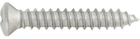 AV01483 #8 X 1 Phillips Oval Head Trim Screws Undersize Head Chrome