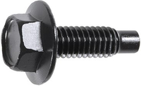 5/16-24 X 1 HEX WASHER HEAD SPIN LOCK BOLT BLACK PHOSPHATE