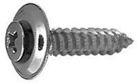 #8 X 3/4 Phillips Oval Head Countersunk Washer Finishing Screw Chrome