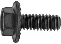 AV02753 1/4-20 X 5/8 HEX WASHER HEAD SPIN LOCK BOLT (NOT DOG POINT) BLACK PHOSPHATE