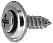 #8 X 5/8 Phillips Oval Head Countersunk Washer Finishing Screw Chrome