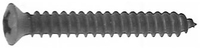 #8 X 1/2 Phillips Oval Head Trim Screws Undersize Head Black Oxide