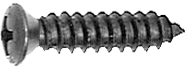 AV11084 #10 X 1/2 Phillips Oval Head Trim Screws Black Oxide