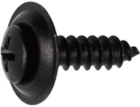 #10 X 3/4 Phillips Oval Head Countersunk Washer Finishing Screw Black Phosphate