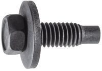 AV23664 3/8-16 X 1 3/16 HEX HEAD SEMS BODY BOLT W/DOG POINT BLACK PHOSPHATE