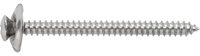 #8 X 2 Phillips Oval Head Countersunk Washer Finishing Screw Chrome