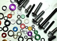 D250G 1/4 ANODIZED ALUMINUM BEAUTY WASHER GOLD