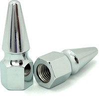 CH31024SN 5/16-24 CHROME SPIKE NUT