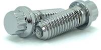 CH440C200T 7/16-14 X 2 CHROME 12-POINT FLANGE CAP SCREW