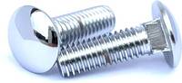 10-24 X 1-1/4 CHROME CARRIAGE BOLT