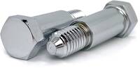 5/8 X 1-1/4 CHROME HEX HEAD SHOULDER BOLT