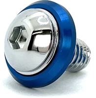 D250G 1/4 ANODIZED ALUMINUM BEAUTY WASHER GOLD