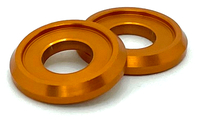 #10 ANODIZED ALUMINUM BEAUTY WASHER GOLD