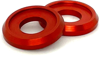 #10 ANODIZED ALUMINUM BEAUTY WASHER ORANGE