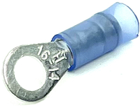 EL1010N 16-14 GA NYLON INSULATED RING TERMINALS #10 STUD BLUE