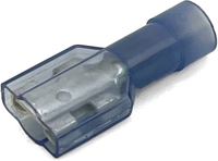 EL1018MN 16-14 GA NYLON FULLY INSULATED FEMALE QUICK-CONNECT TERMINALS .110 TAB BLUE