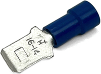EL1019S 16-14 GA VINYL INSULATED MALE QUICK-CONNECT TERMINALS .187 TAB BLUE